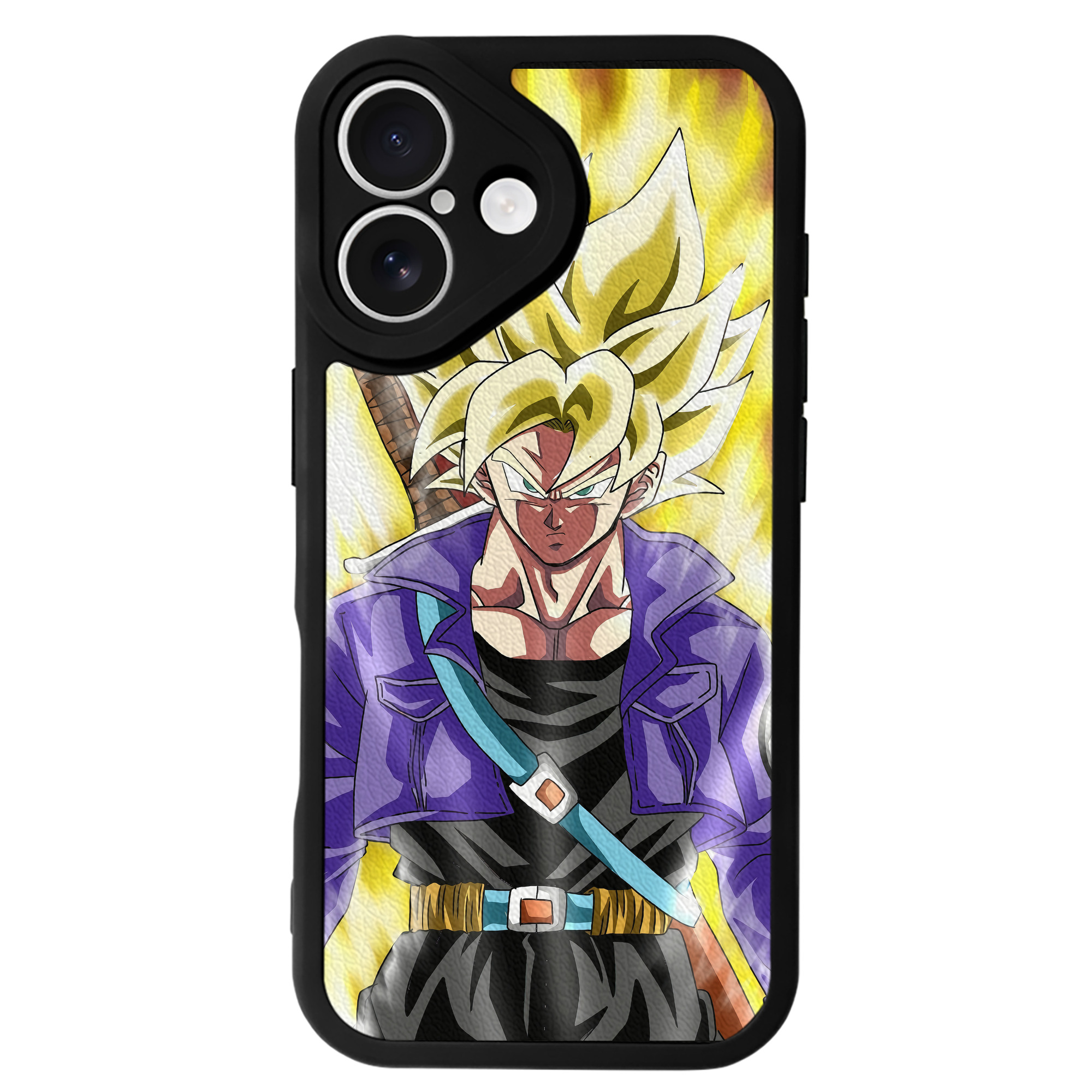 （画像用） ドラゴンボール DRAGON BALL 【iPhone 16シリーズ対応】シリコンスマホケース（レザー調） 材質：シリコン